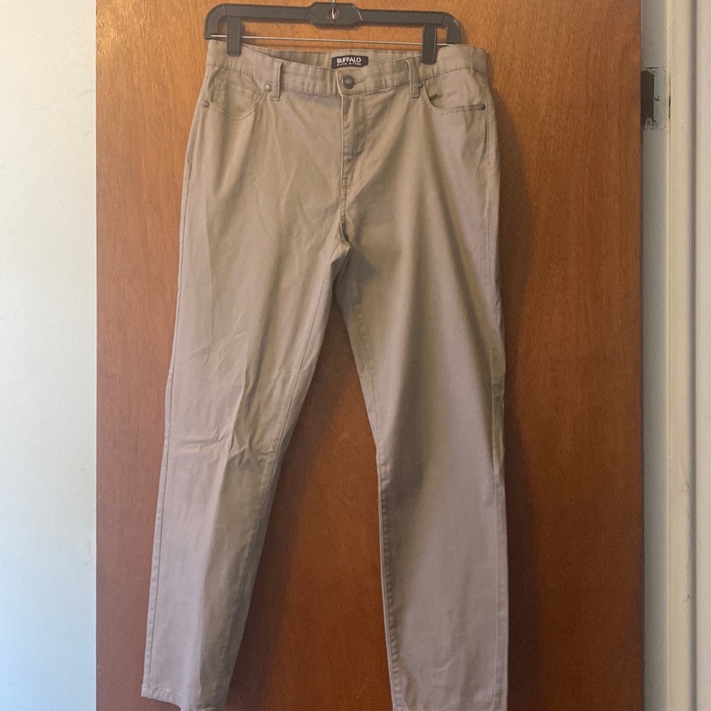 Buffalo David Bitten Size 8/29 Tan Mid-rise Stretch Skinny Pants/Jeans